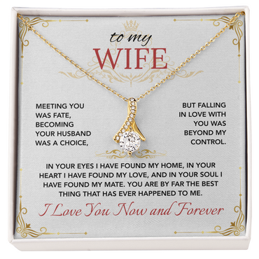 To My Wife, in your Eyes I Found my Home