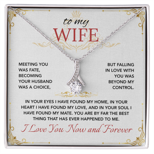 To My Wife, in your Eyes I Found my Home