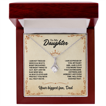 To my Daughter, I'm your biggest Fan (Y)