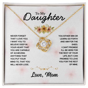 To my Daughter, I Love You for the rest of My Life