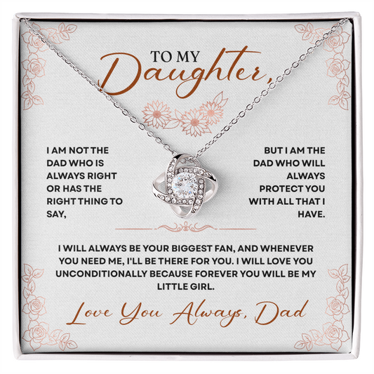 To My Daughter, I'm always your biggest fan