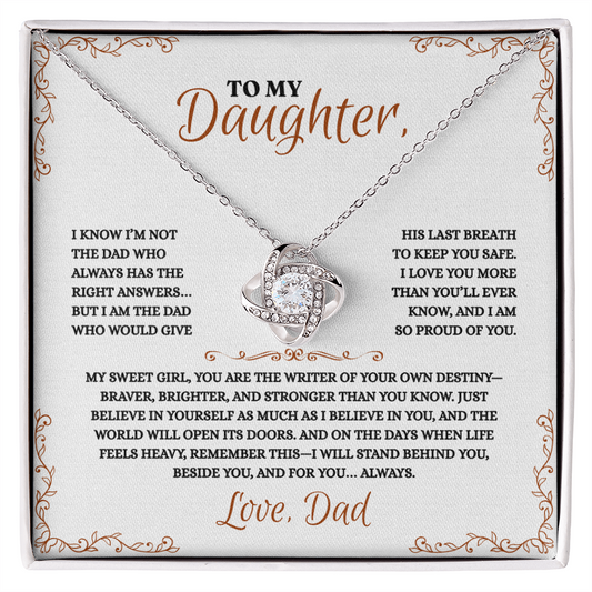 To My Daughter, I am the dad who will keep you safe