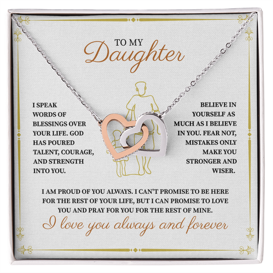 To My Daughter, I speak words of blessings over your life