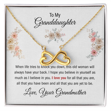 To My Granddaughter, This Old Woman Will Have Your back (W)