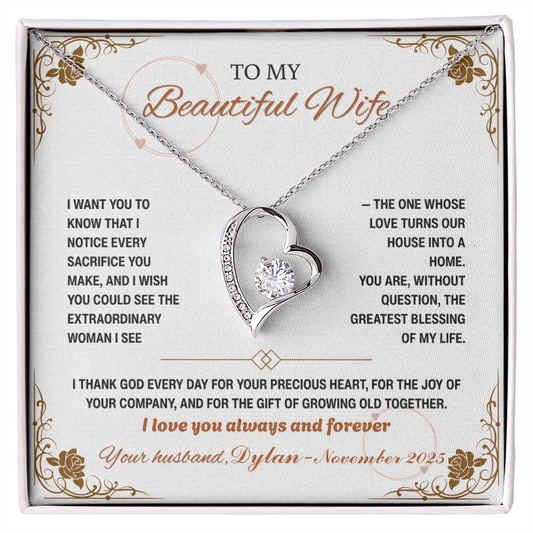 To My Beautiful Wife, You are an Extraordinary Woman (W)