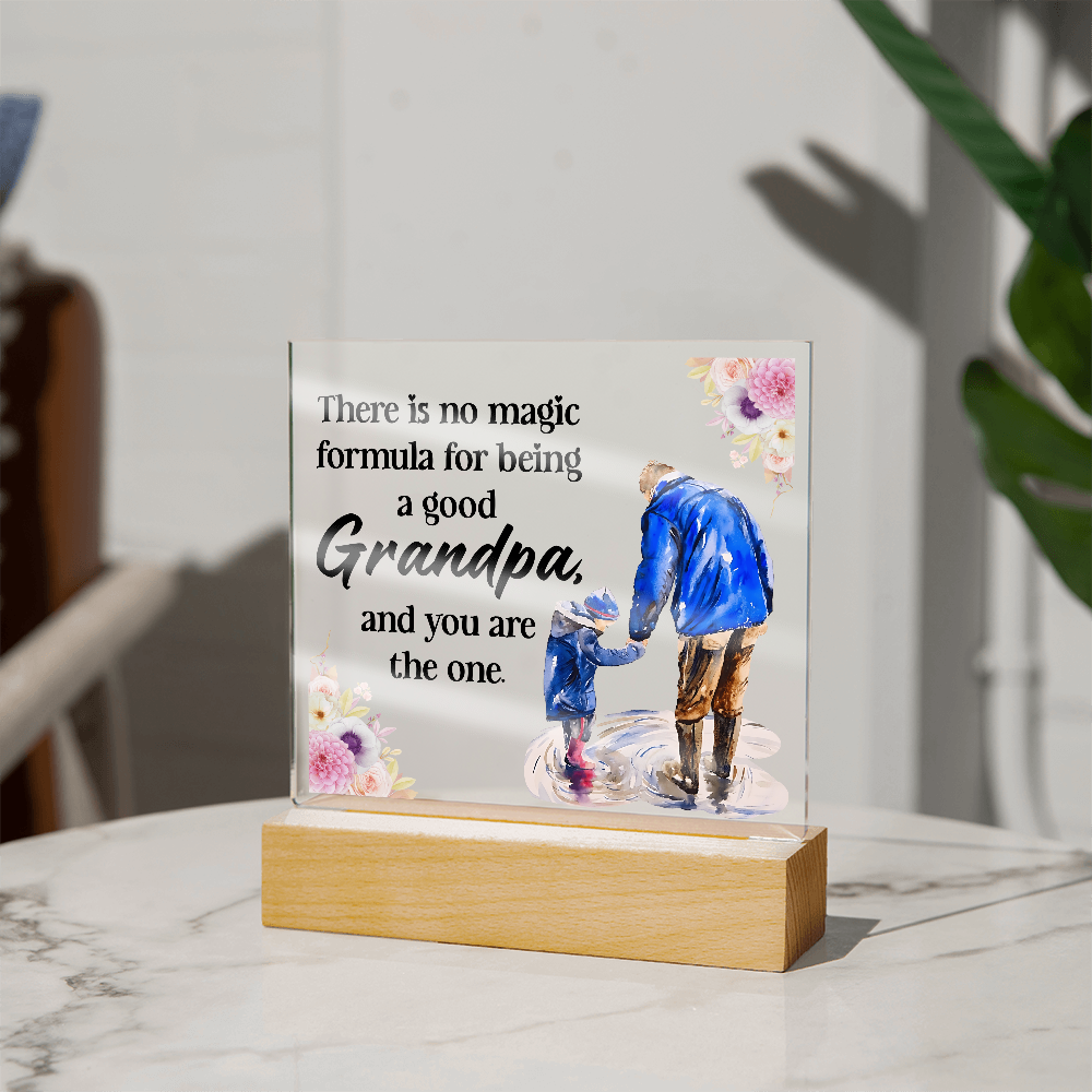 Acrylic - Grandpa You are the One