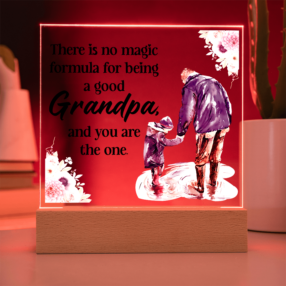 Acrylic - Grandpa You are the One