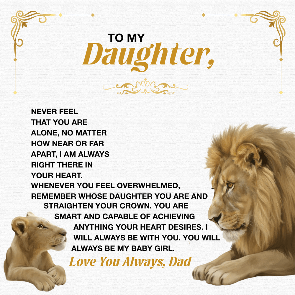 To My Daughter, Remember Whose Daughter You Are