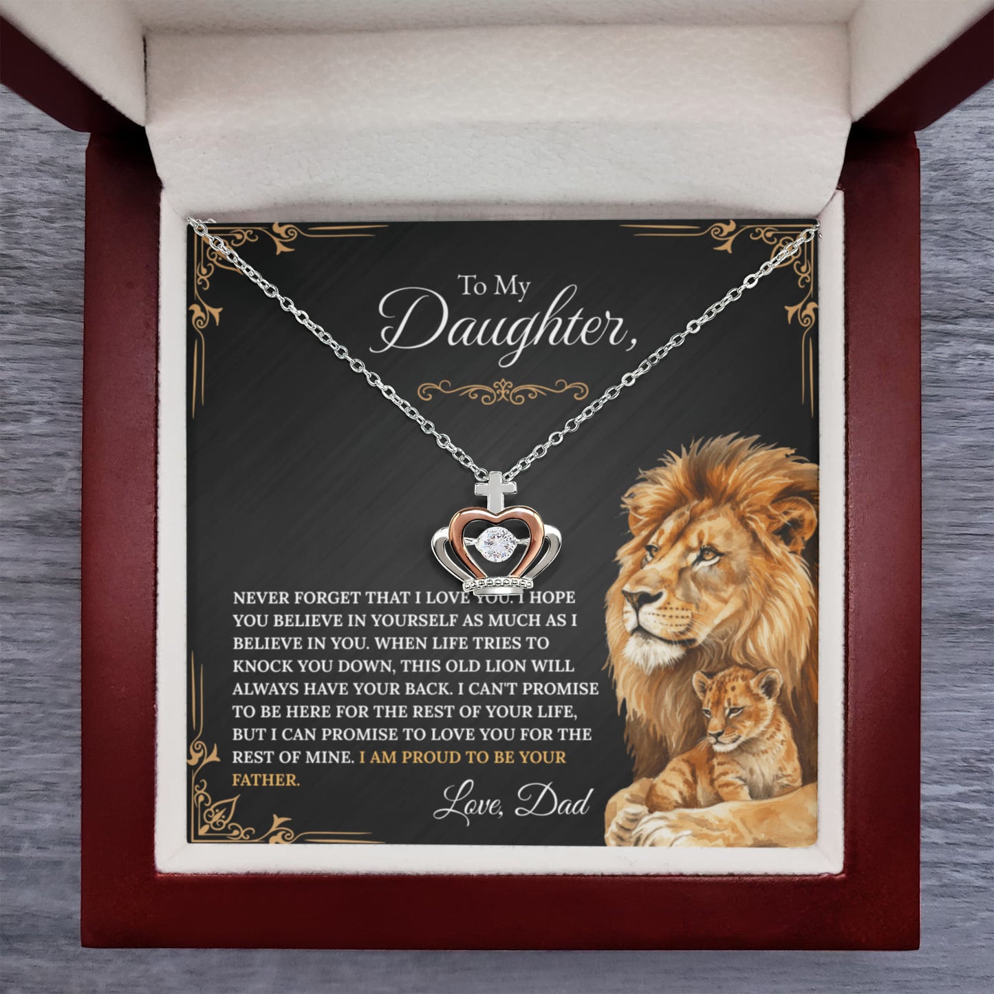 To My Daughter, I am Proud to be your Father