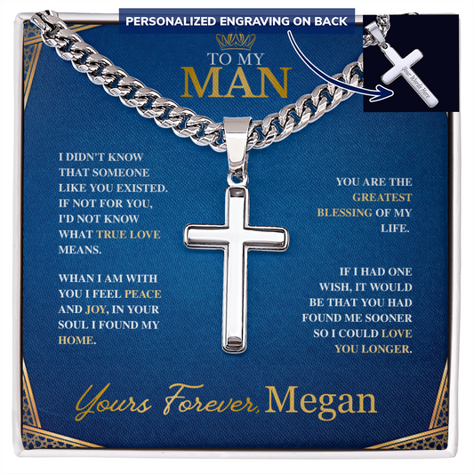 To My Man, I didn't know that someone like you existed