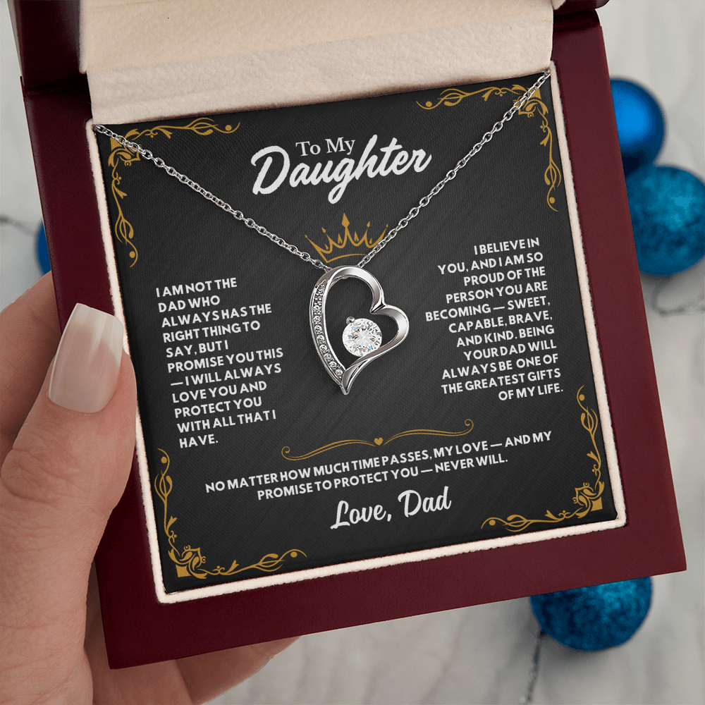 I am the dad who promises to love you and protect you