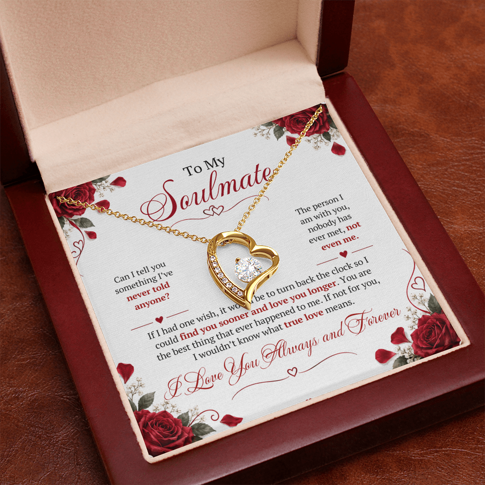 To My Soulmate - The person I am with you, nobody has ever met