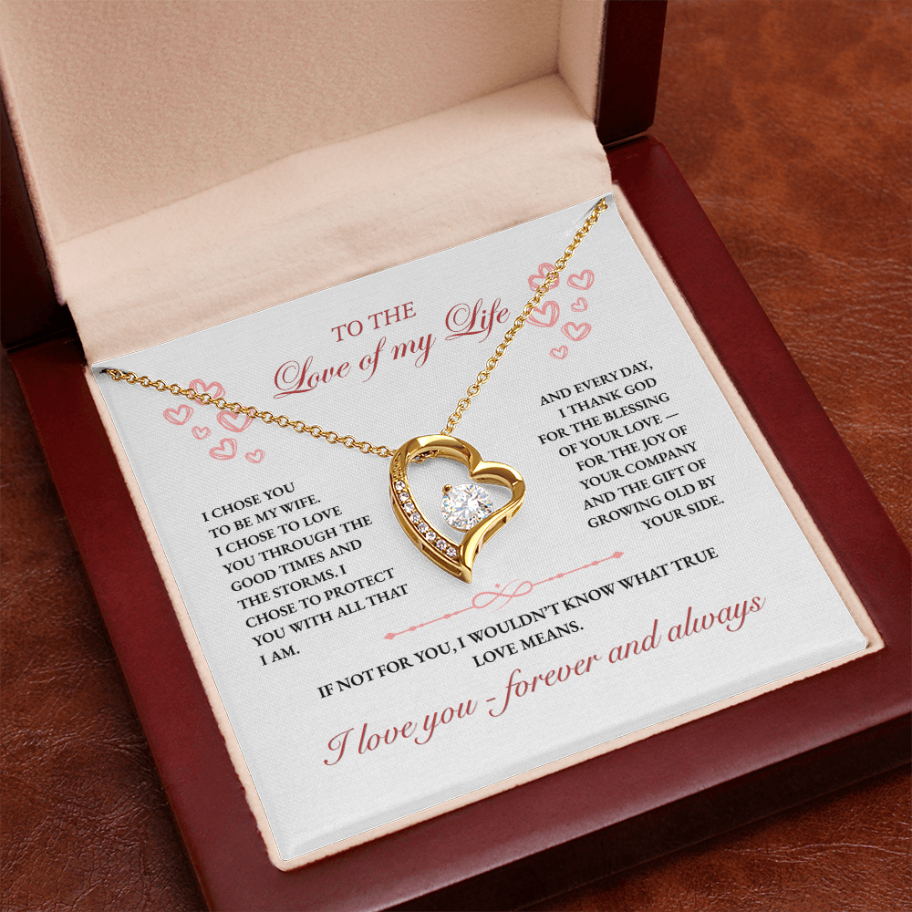 To My Wife, I Chose You Forever (W)