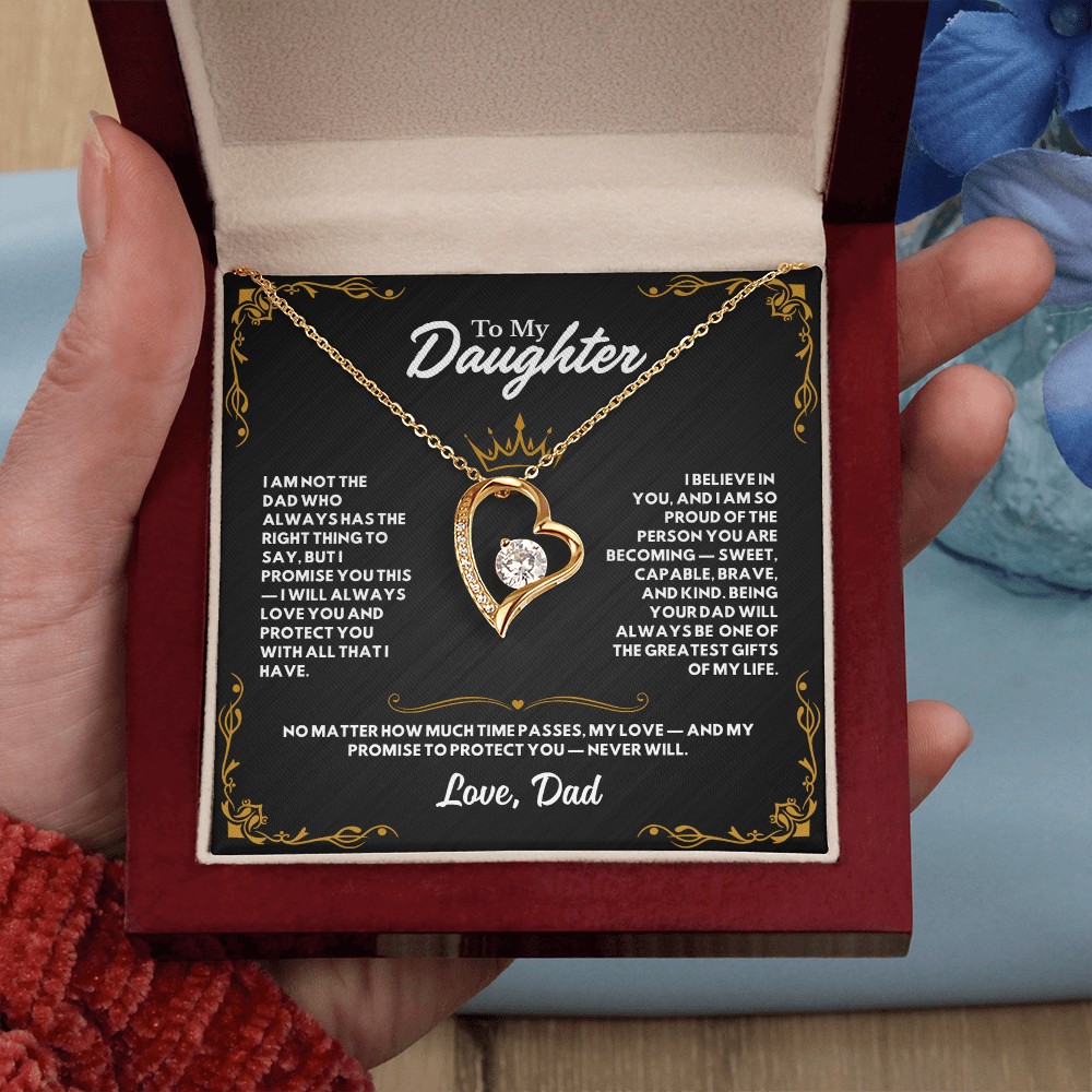 I am the dad who promises to love you and protect you