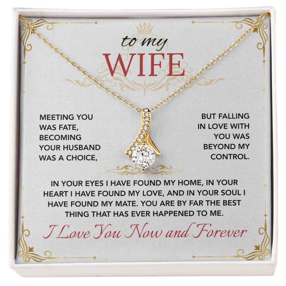 To My Wife, in your Eyes I Found my Home