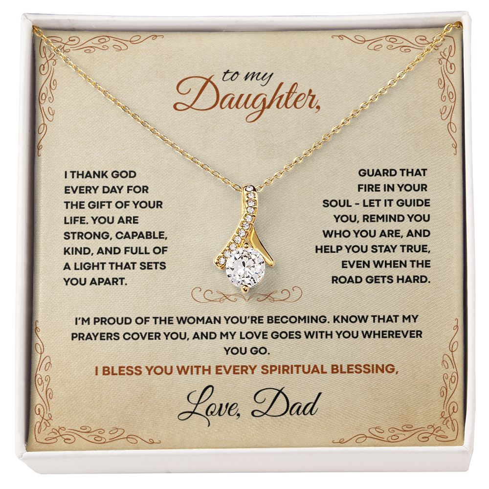 To My Daughter, My Love Goes with You  wherever You Go (Y)