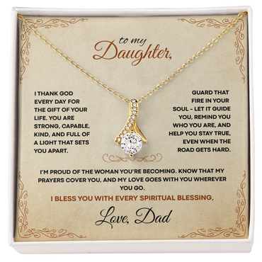 To My Daughter, My Love Goes with You  wherever You Go (Y)