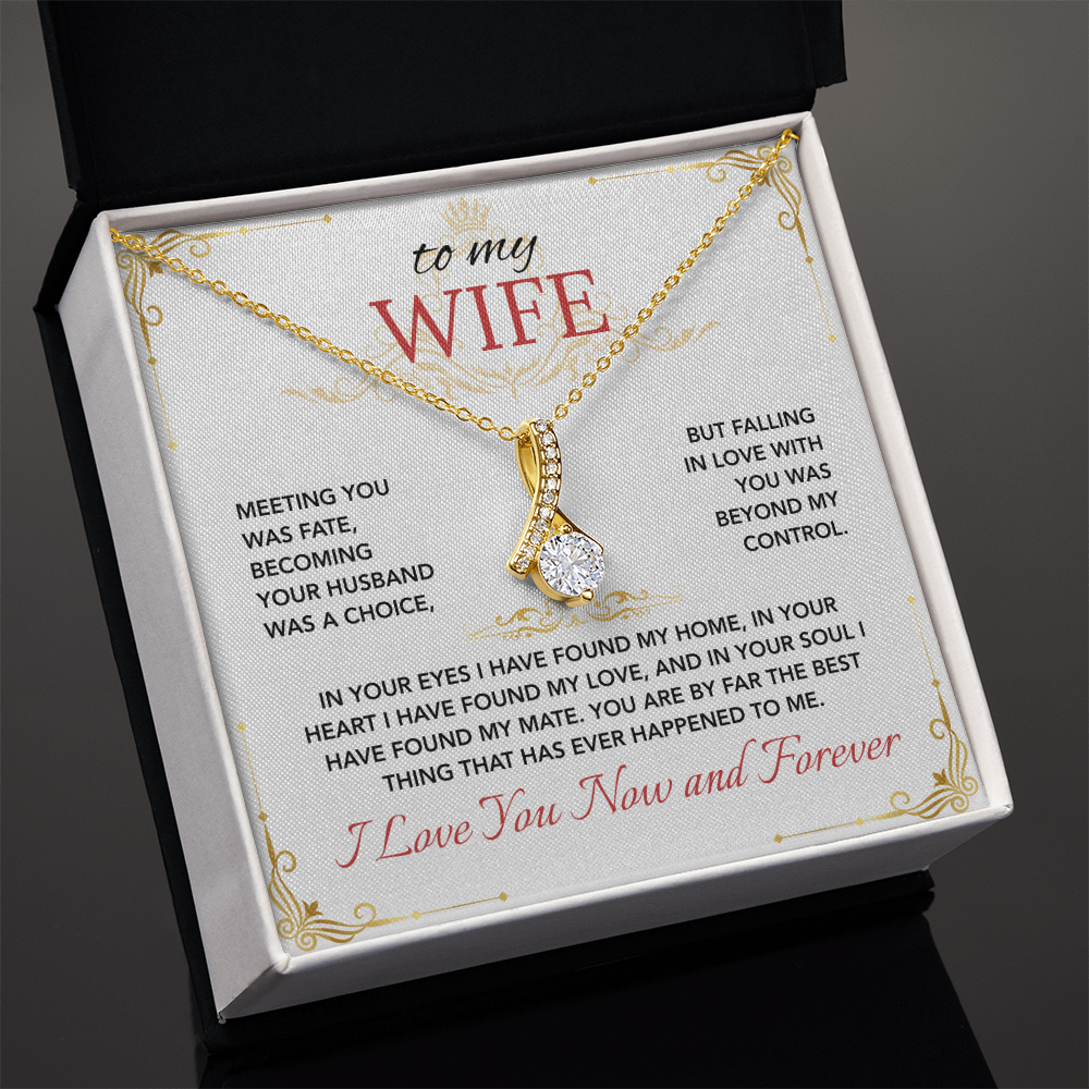 To My Wife, in your Eyes I Found my Home