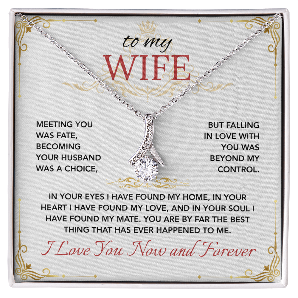 To My Wife, in your Eyes I Found my Home