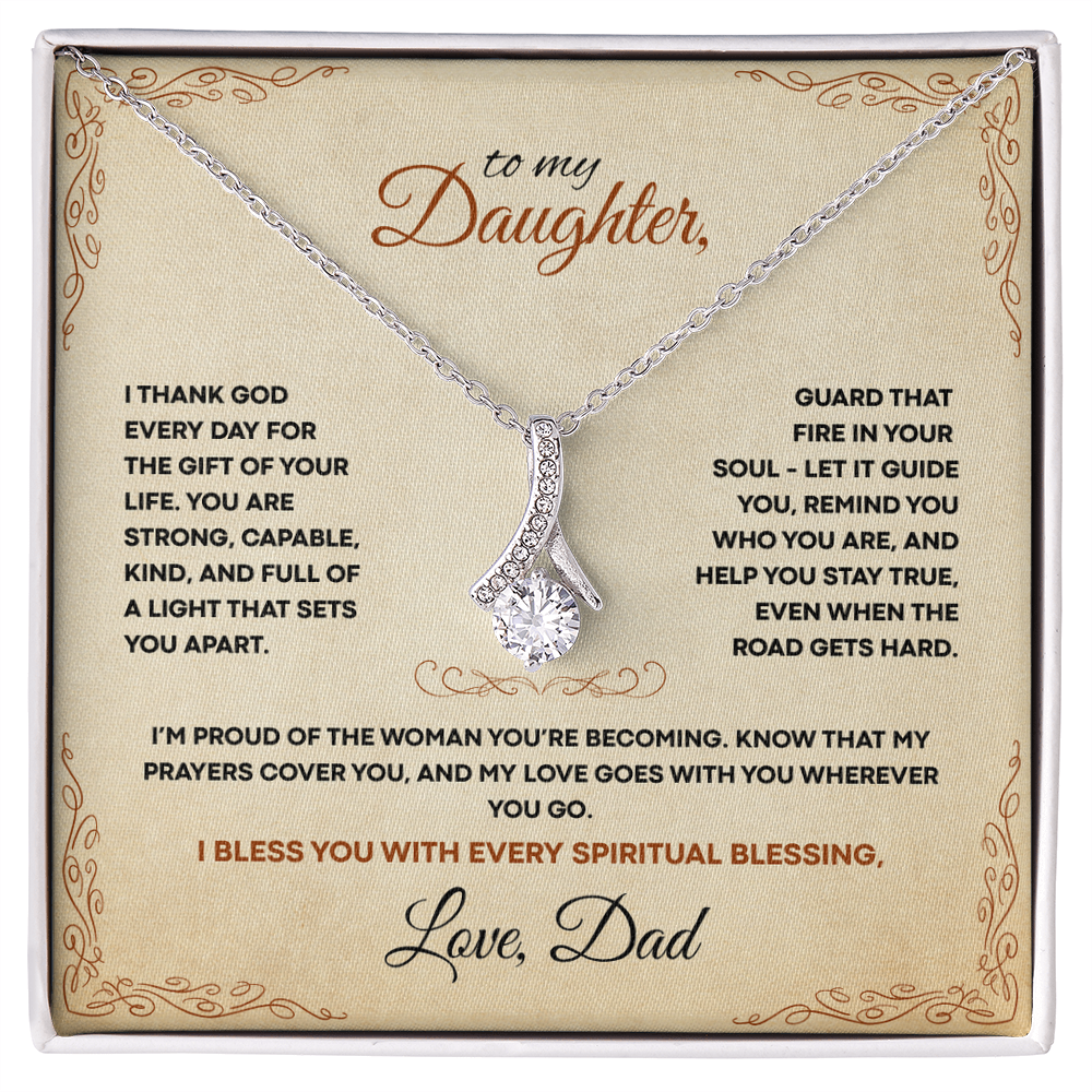 To My Daughter, My Love Goes with You  wherever You Go (Y)