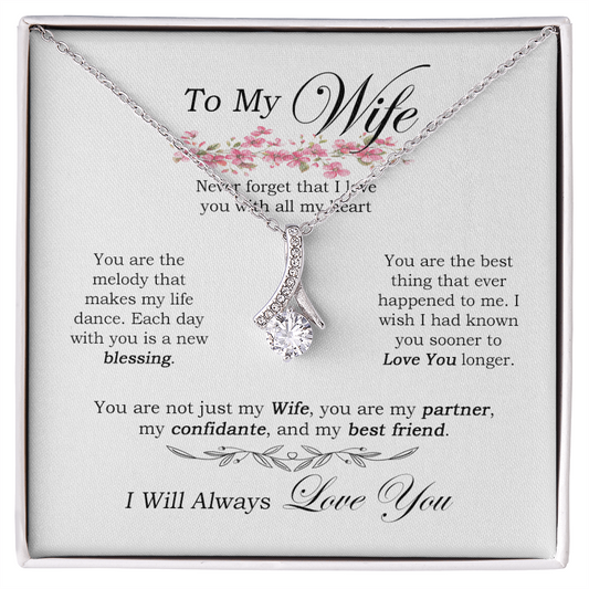 To My Wife, You Are the Melody of my Life