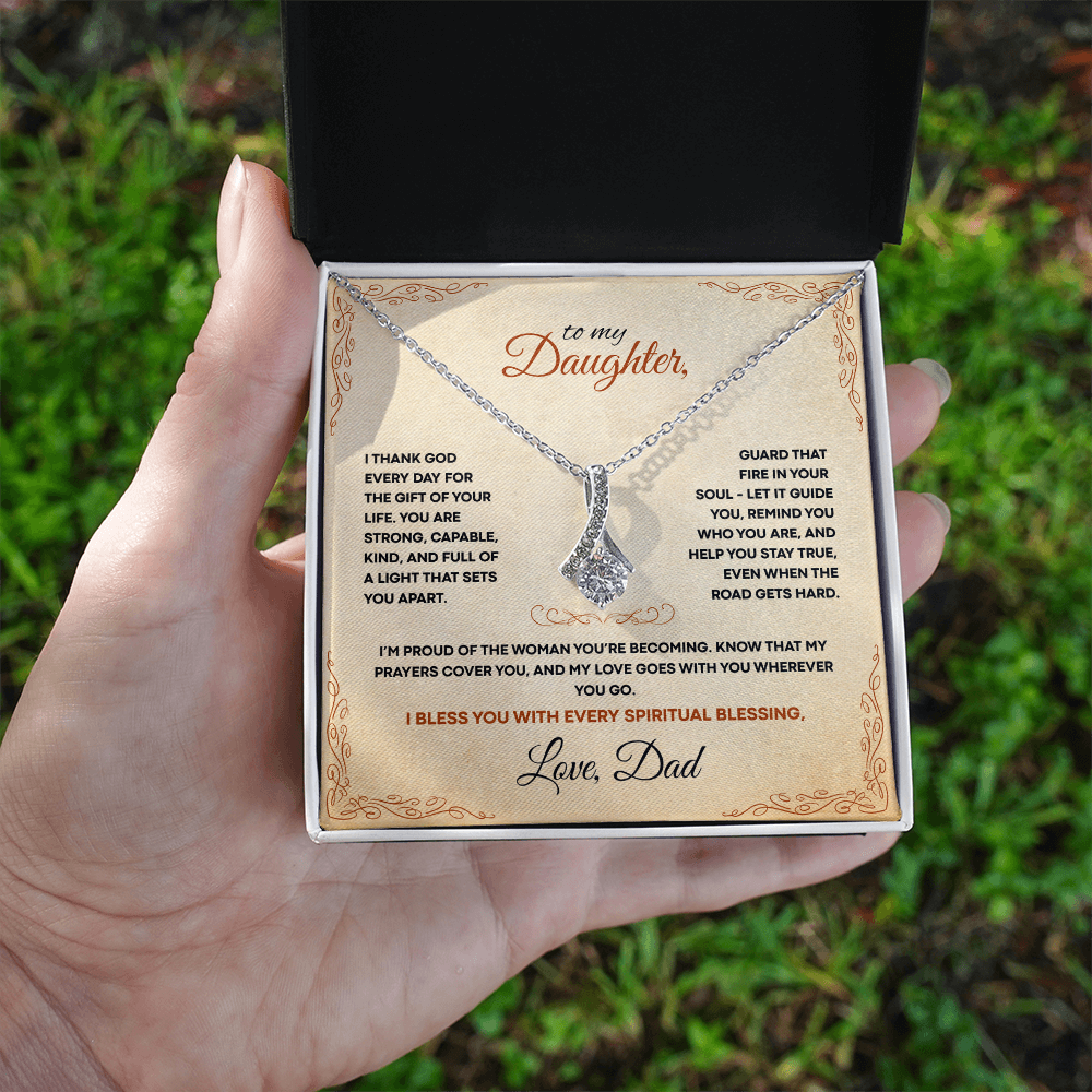 To My Daughter, My Love Goes With You  Wherever You Go (Y)