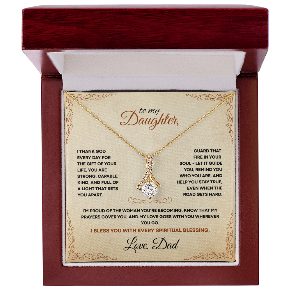 To My Daughter, My Love Goes with You  wherever You Go (Y)