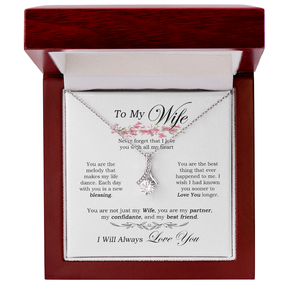 To My Wife, You Are the Melody of my Life