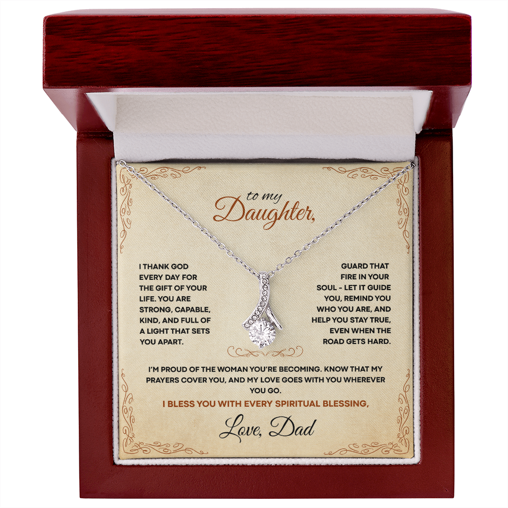 To My Daughter, My Love Goes with You  wherever You Go (Y)