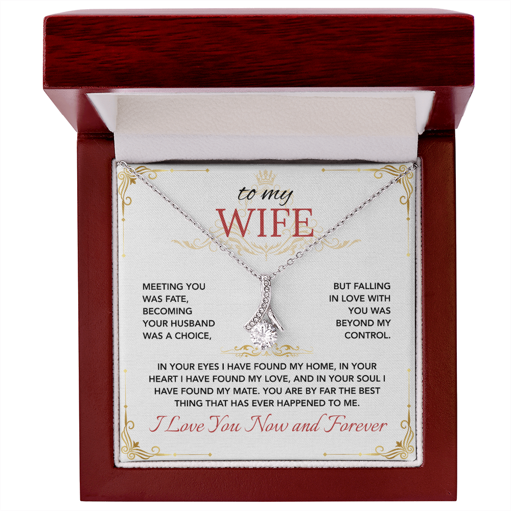 To My Wife, in your Eyes I Found my Home