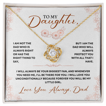 To My Daughter, I'm always your biggest fan