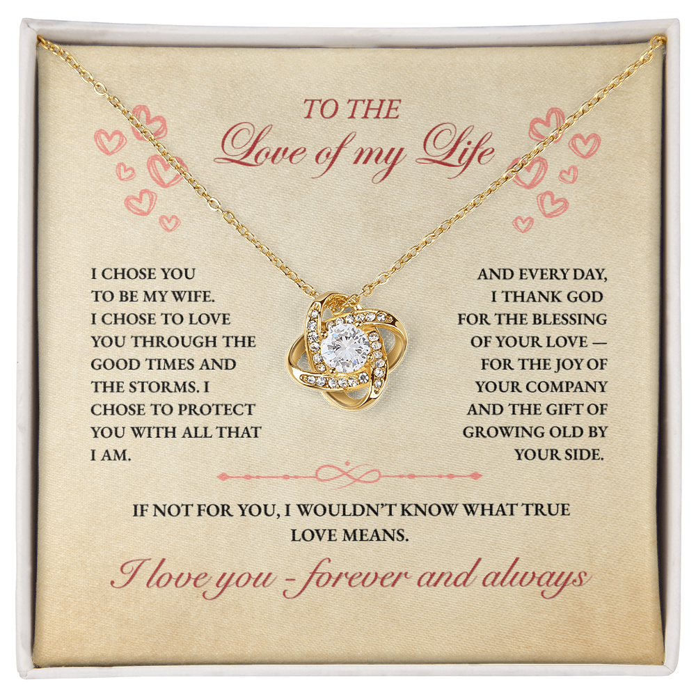 To the Love of my Life - I chose you forever (Y)