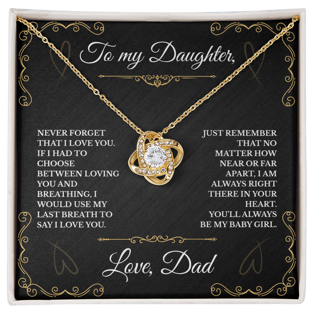 To My Daughter, I'm Always Right There in Your Heart
