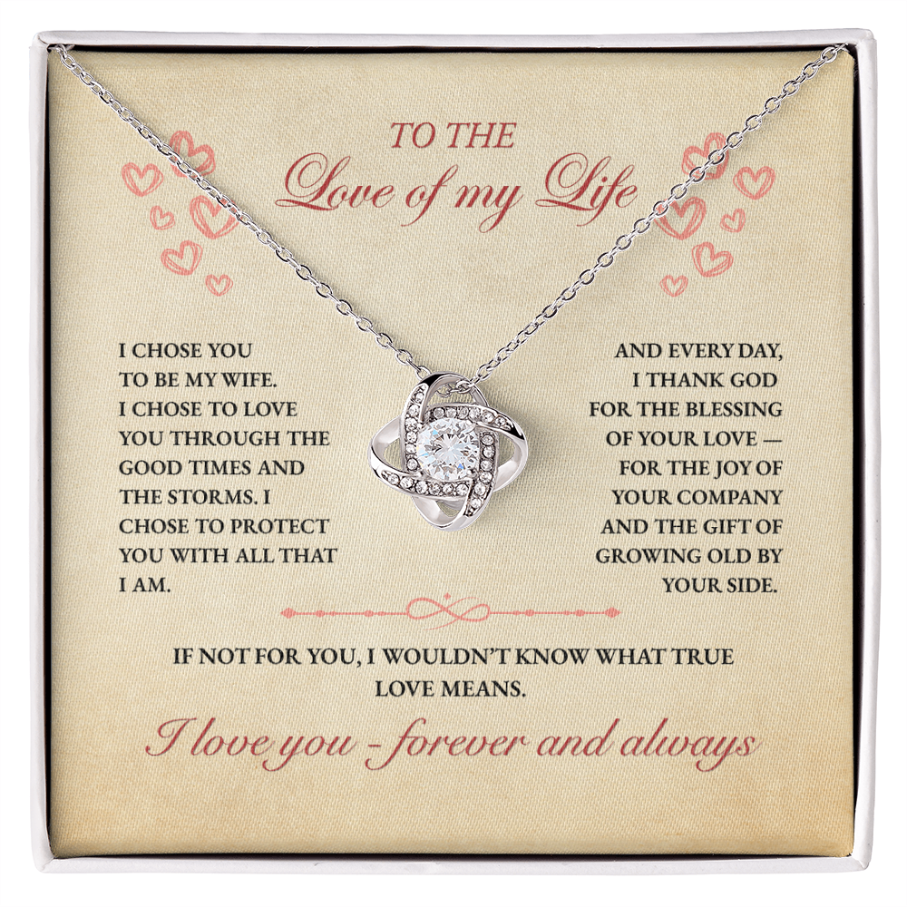 To the Love of my Life - I chose you forever (Y)