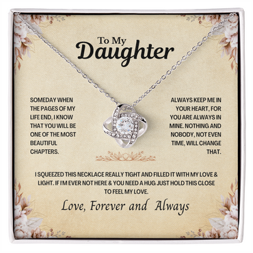 To My Daughter, You Are Always in My Heart (Y)