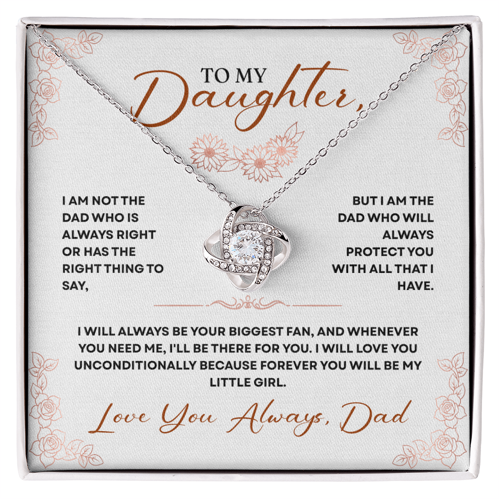 To My Daughter, I'm always your biggest fan