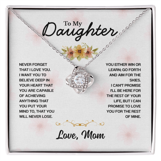 To my Daughter, I Love You for the rest of My Life