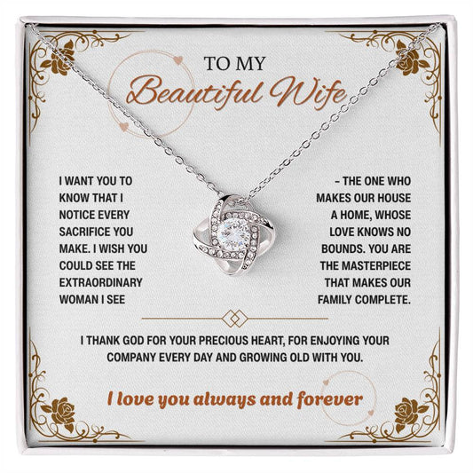 To My Wife - I Notice Every Sacrifice (W) - new