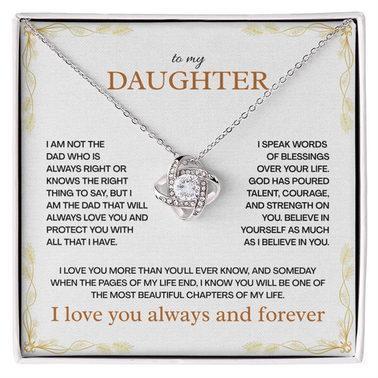 To My Daughter, I love you more than you'll ever Know
