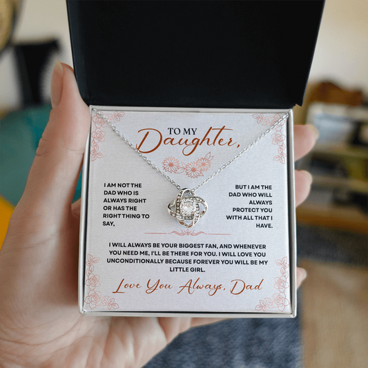 To My Daughter, I'm always your biggest fan