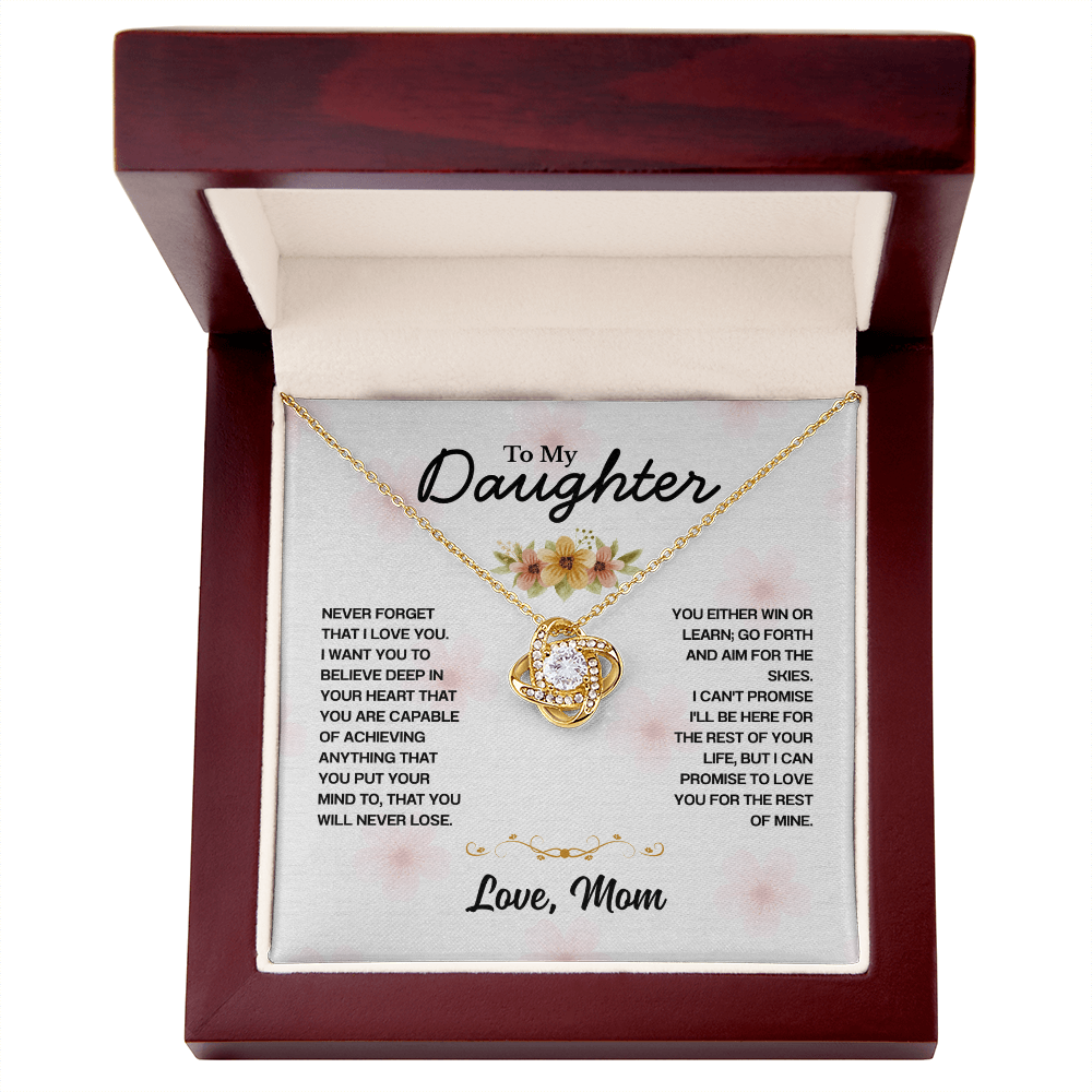 To my Daughter, I Love You for the rest of My Life