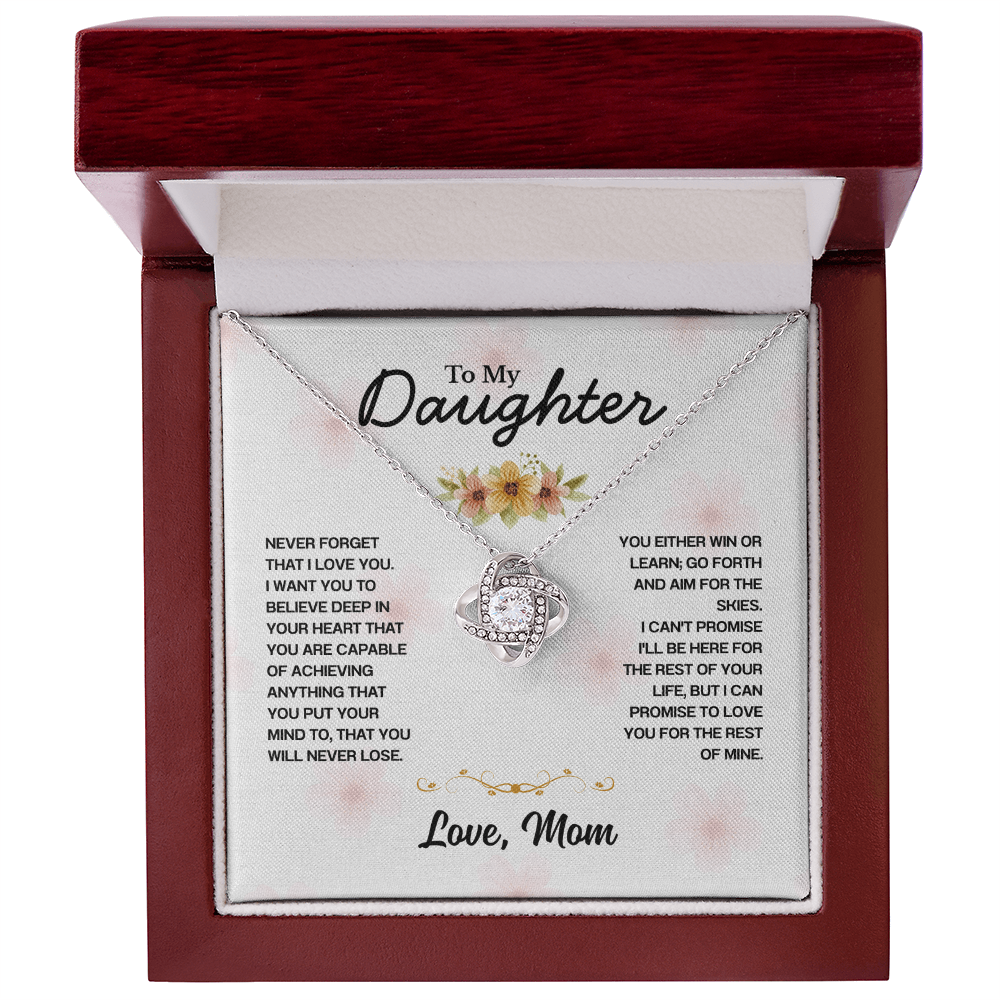 To my Daughter, I Love You for the rest of My Life