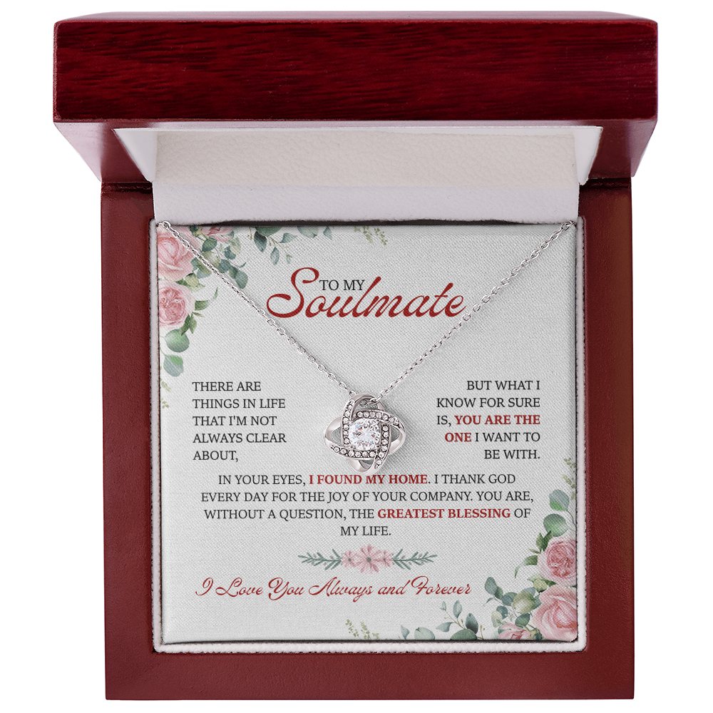 To My Soulmate, You are the One I Want To Be With - Gift Set