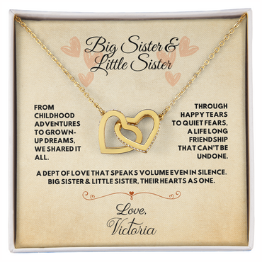 Sister & Sister, Their Hearts as one (Personalize)