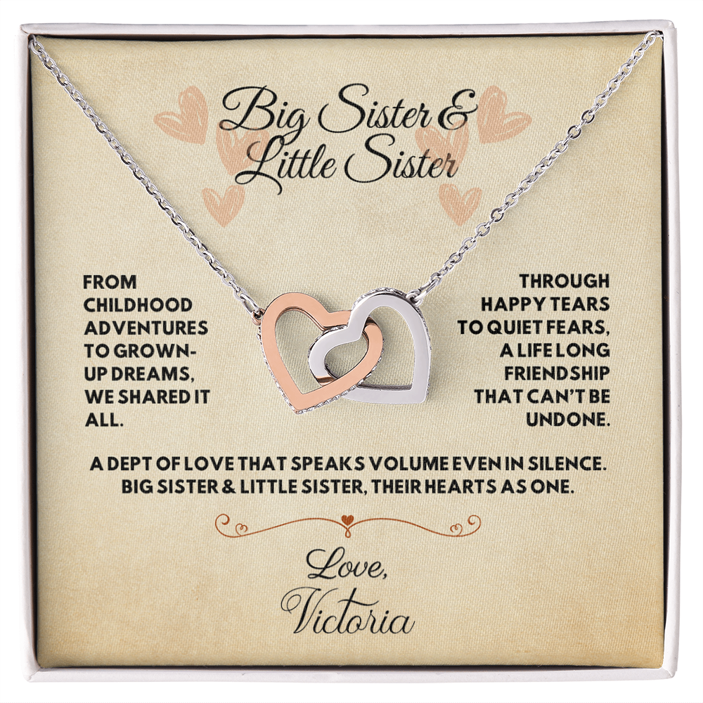 Sister & Sister, Their Hearts as one (Personalize)