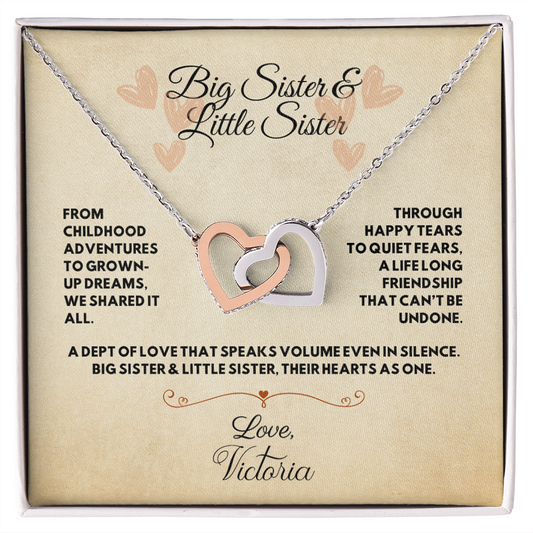 Sister & Sister, Their Hearts as one (Personalize)
