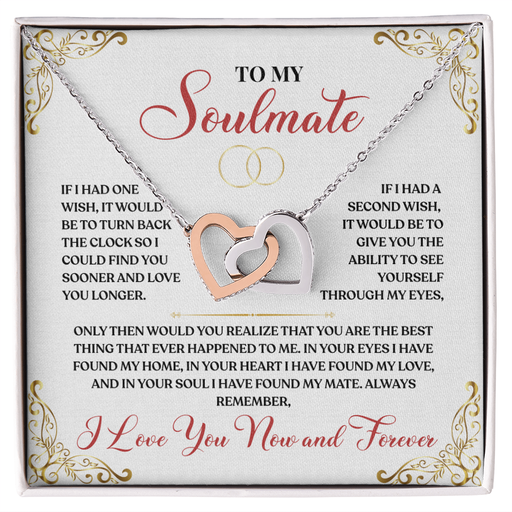 To My Soulmate, in your Soul I Found my Mate