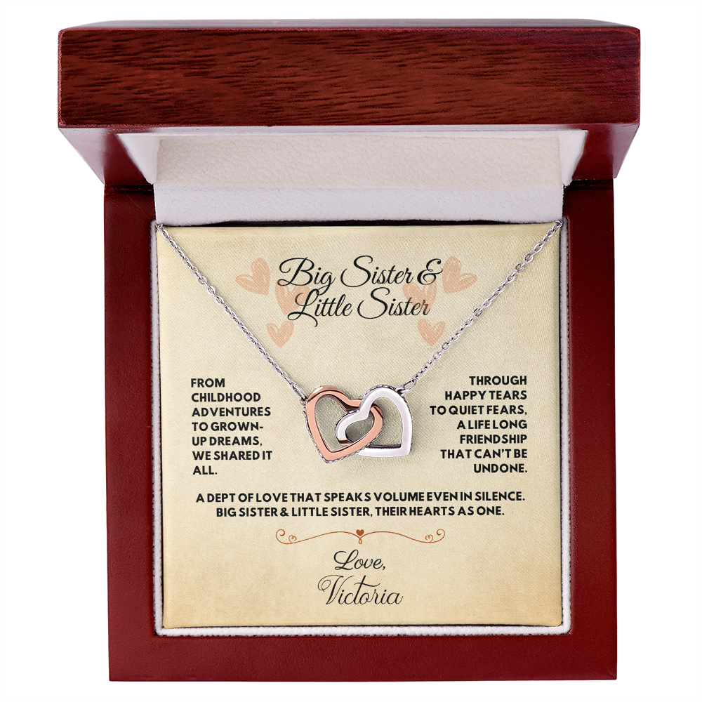 Sister & Sister, Their Hearts as one (Personalize)