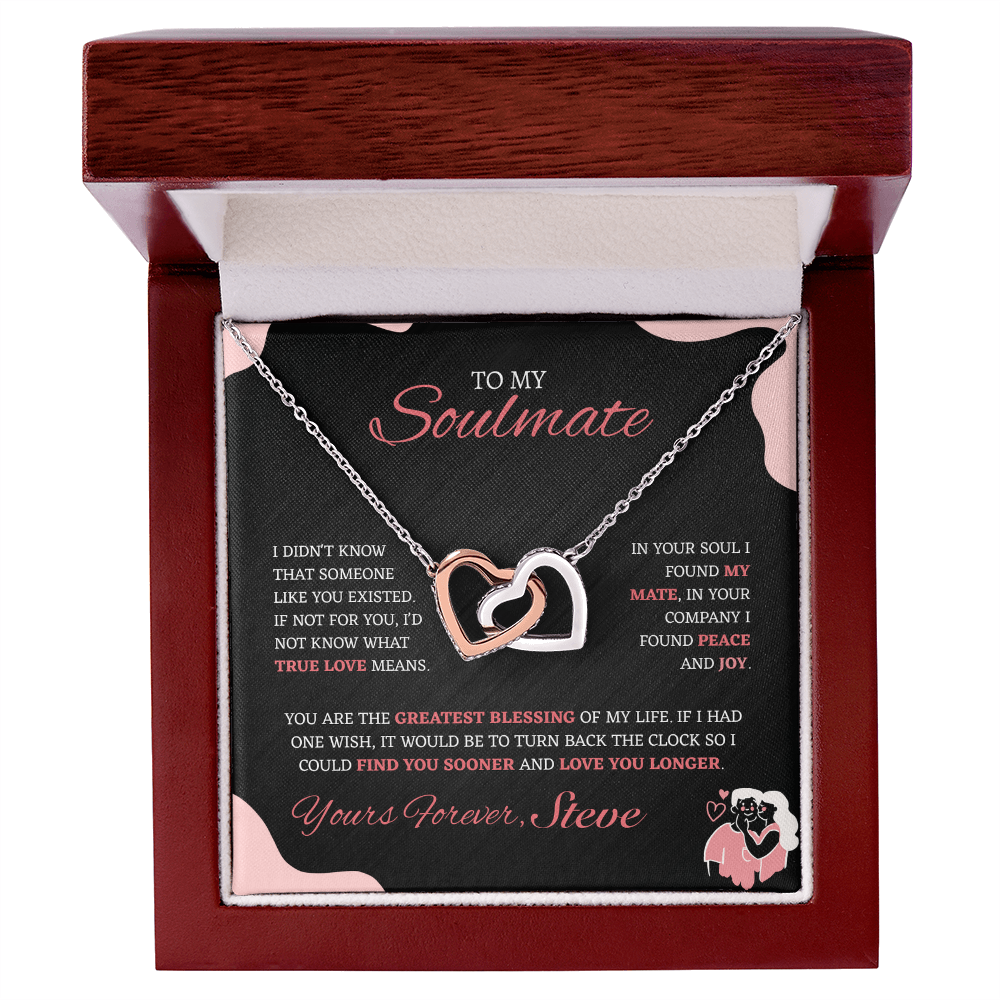 To My Soulmate, I didn't know that someone like you existed