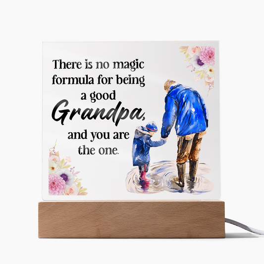 Acrylic - Grandpa You are the One